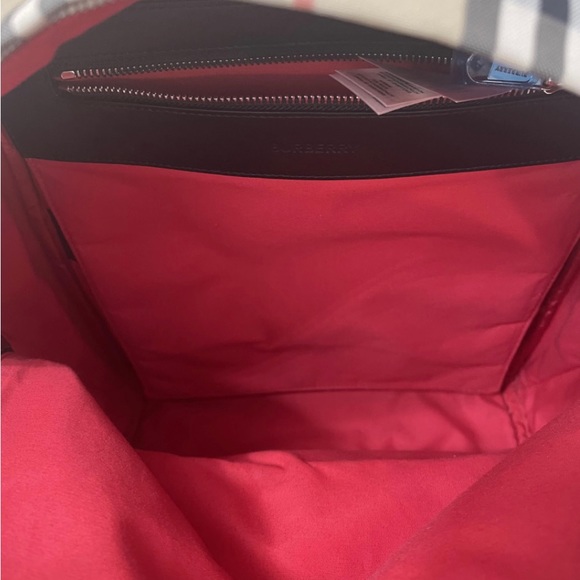 Unisex Burberry Vintage Check Nylon Backpack - Picture 7 of 16
